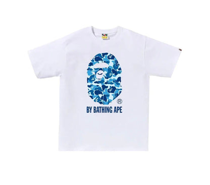 T-shirt Bape Blanc et Bleu