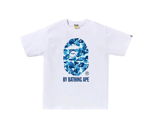 T-shirt Bape Blanc et Bleu