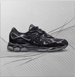 Asics gel NYC graphite grey black
